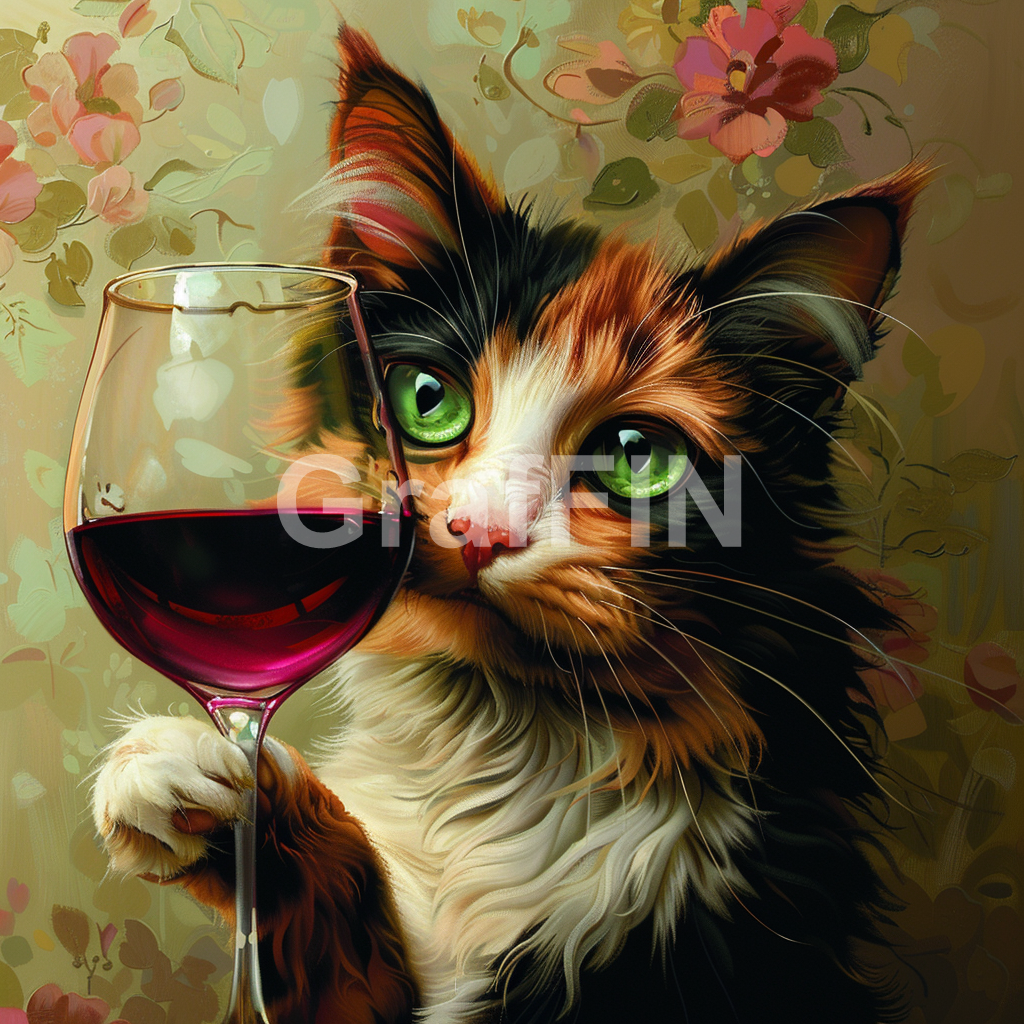 This bold and colorful animal illustration features a range of animals in dynamic poses, showcasing their natural beauty and strength.