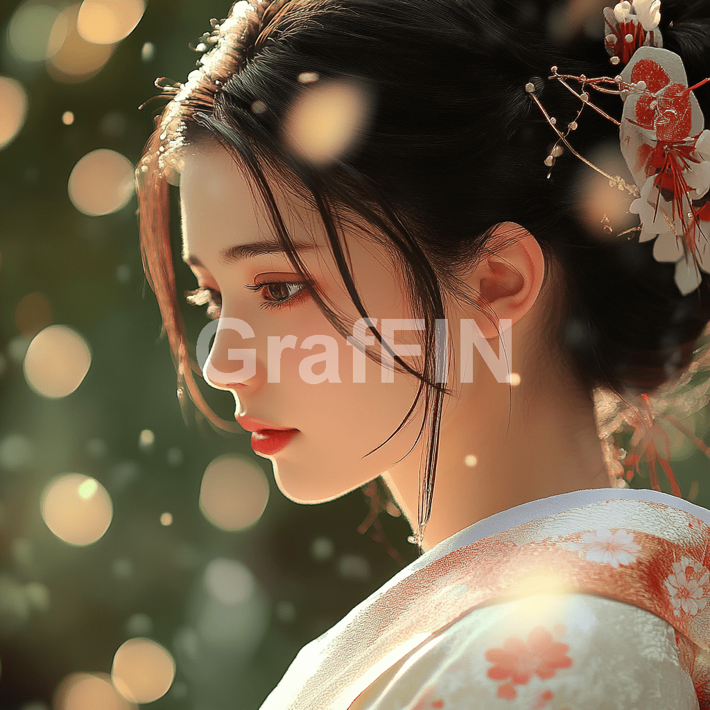 "Experience the charm of traditional Japanese fashion through our artful images and illustrations of girls in kimonos. Perfect for cultural studies, artistic projects, or personal enjoyment, these visuals highlight the grace and beauty of kimono attire."