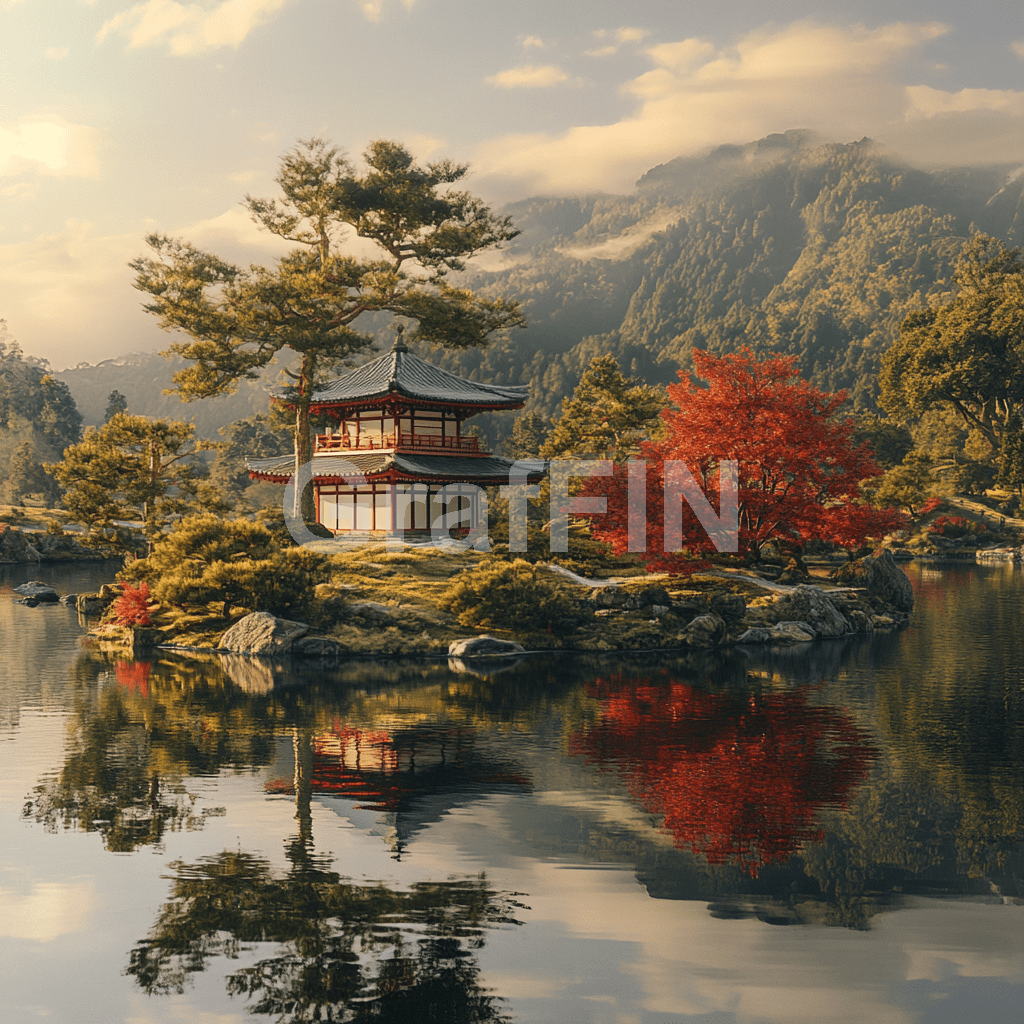 "Explore the breathtaking beauty of Japan’s natural landscapes through our detailed illustrations and images. From tranquil gardens and lush forests to majestic mountains and serene lakes, our visuals capture the essence of Japan’s diverse and stunning nature."