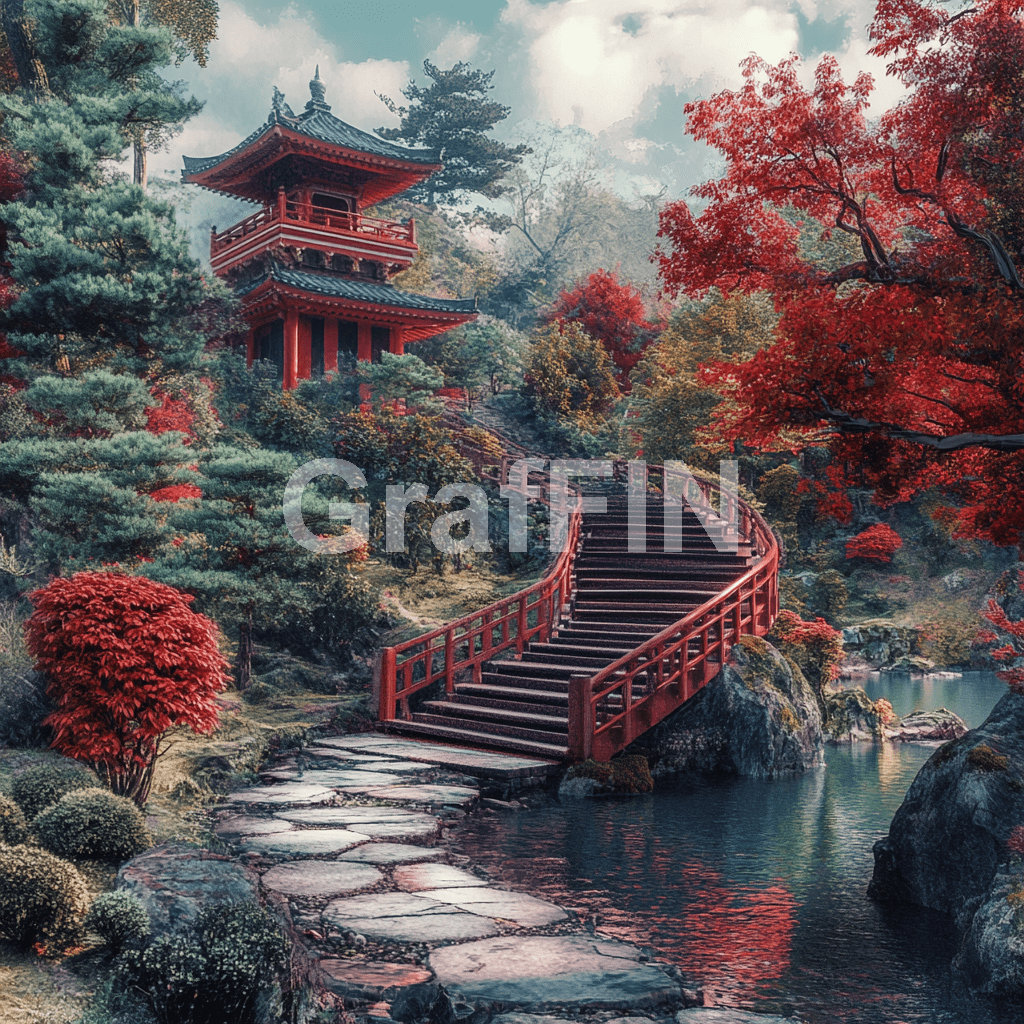 "Enhance your appreciation of Japan’s natural wonders with our stunning illustrations and images. Featuring iconic scenes such as Mount Fuji, traditional Japanese gardens, and seasonal landscapes, our visuals offer a detailed and artistic representation of Japan’s environmental beauty."