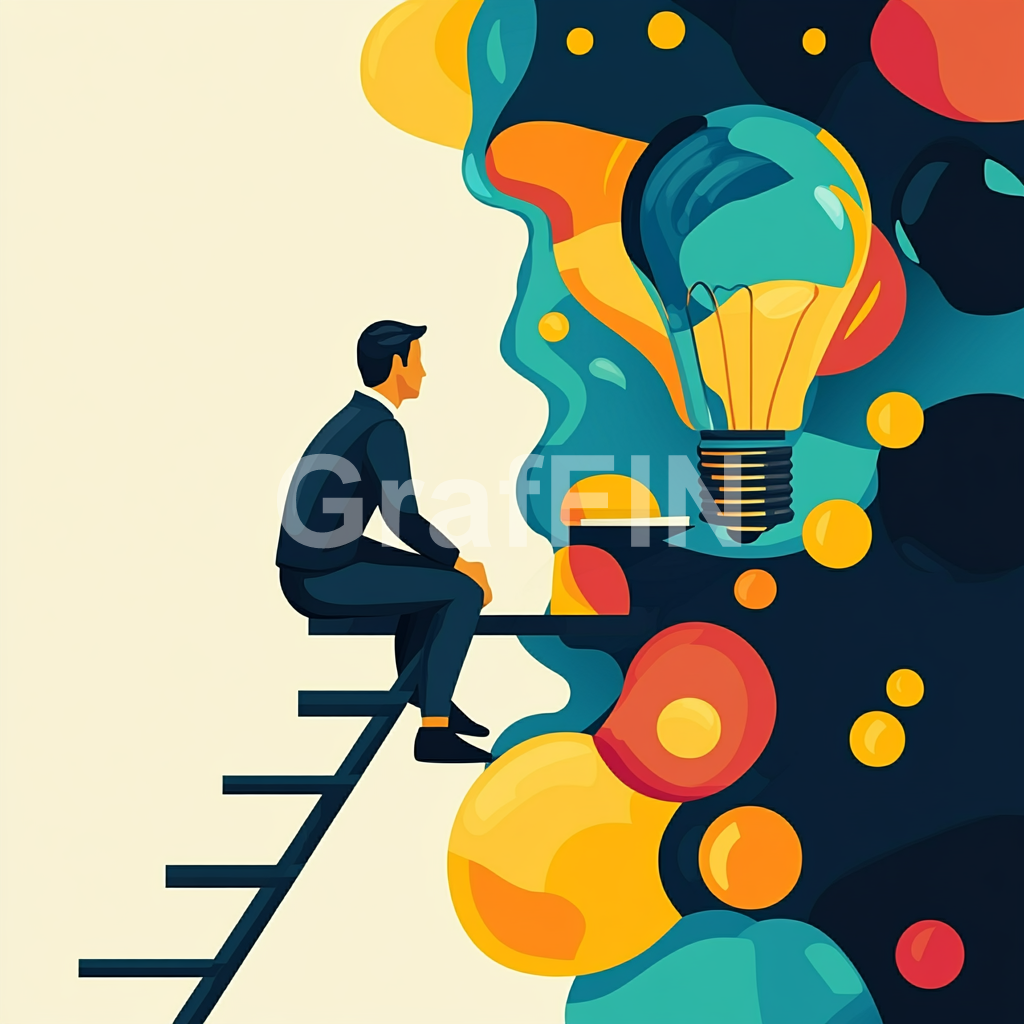 A dynamic visual representation of business promotion strategies, showcasing digital marketing, social media engagement, and brand growth through eye-catching graphics.